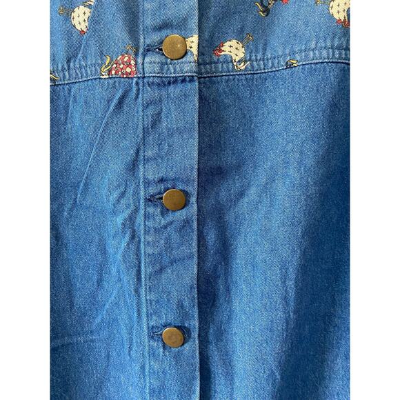 Vintage Mandal Bay Chicken Farm Long Sleeve Button down Shirt XXL - Picture 11 of 11